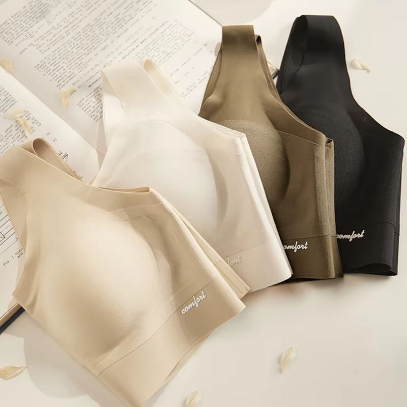 Plus Size U-shaped Breathable Seamless Bra