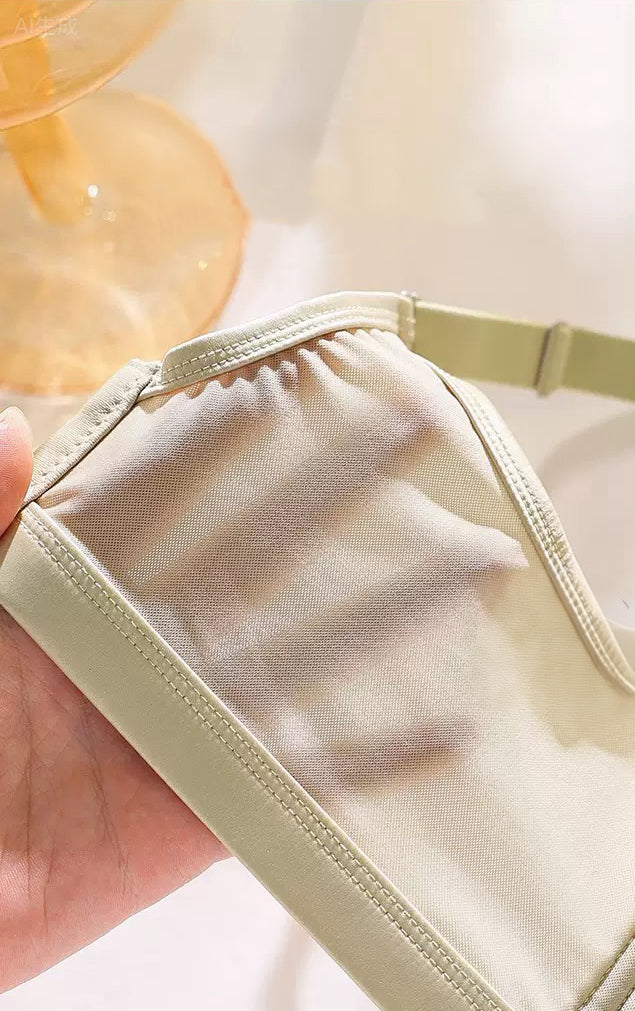 Women's Underwear Light Thin Lace Rabbit Ear Without Steel Ring Bra for Women