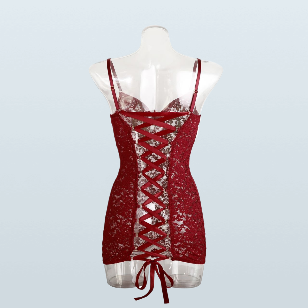 Elegant Sexy Lace Dress - Embroidered Backless Lingerie | SERAPHINA