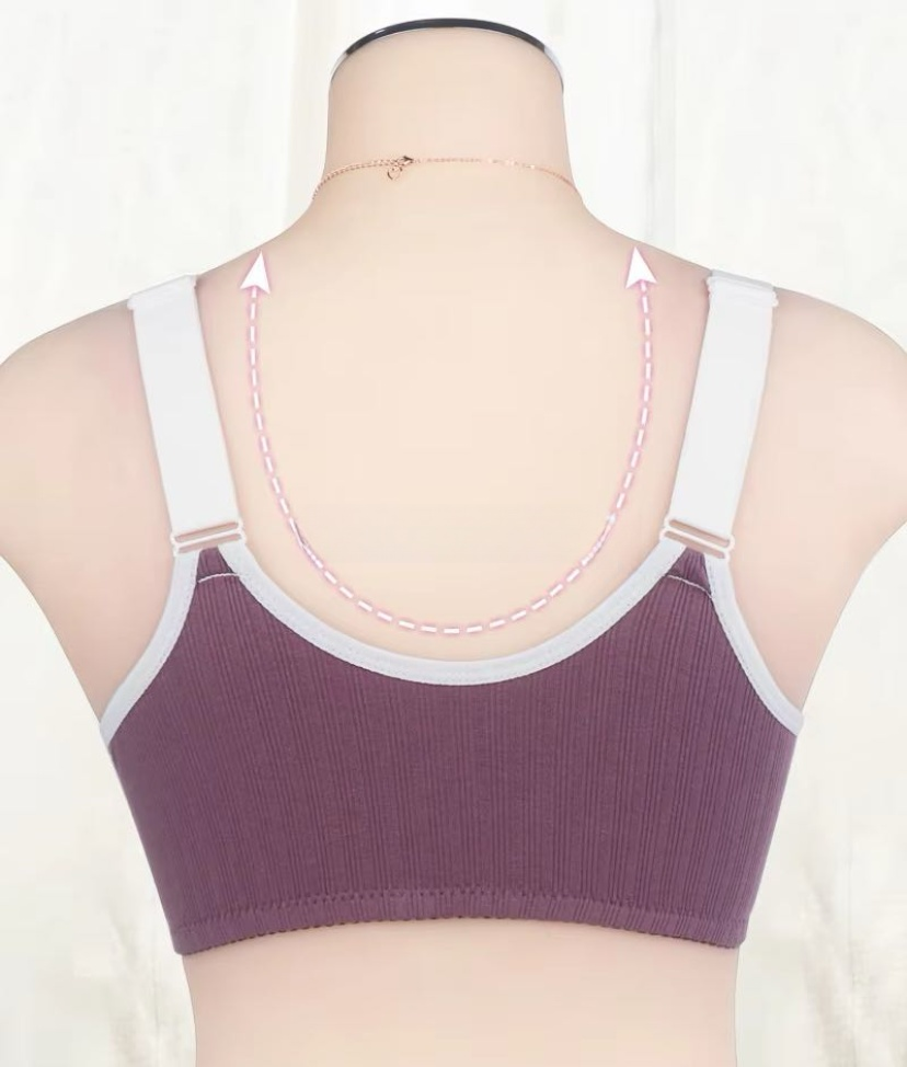 Front Open Zipper Bra