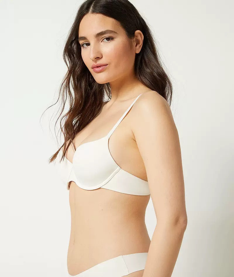 Bra Set Solid Push-Up Bra Adjustable Straps Plus Size Bra and Panties Set