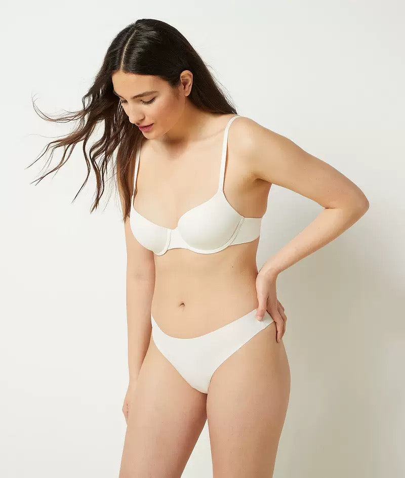 Bra Set Solid Push-Up Bra Adjustable Straps Plus Size Bra and Panties Set