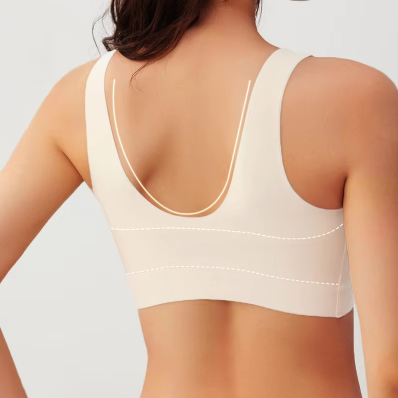 Plus Size U-shaped Breathable Seamless Bra