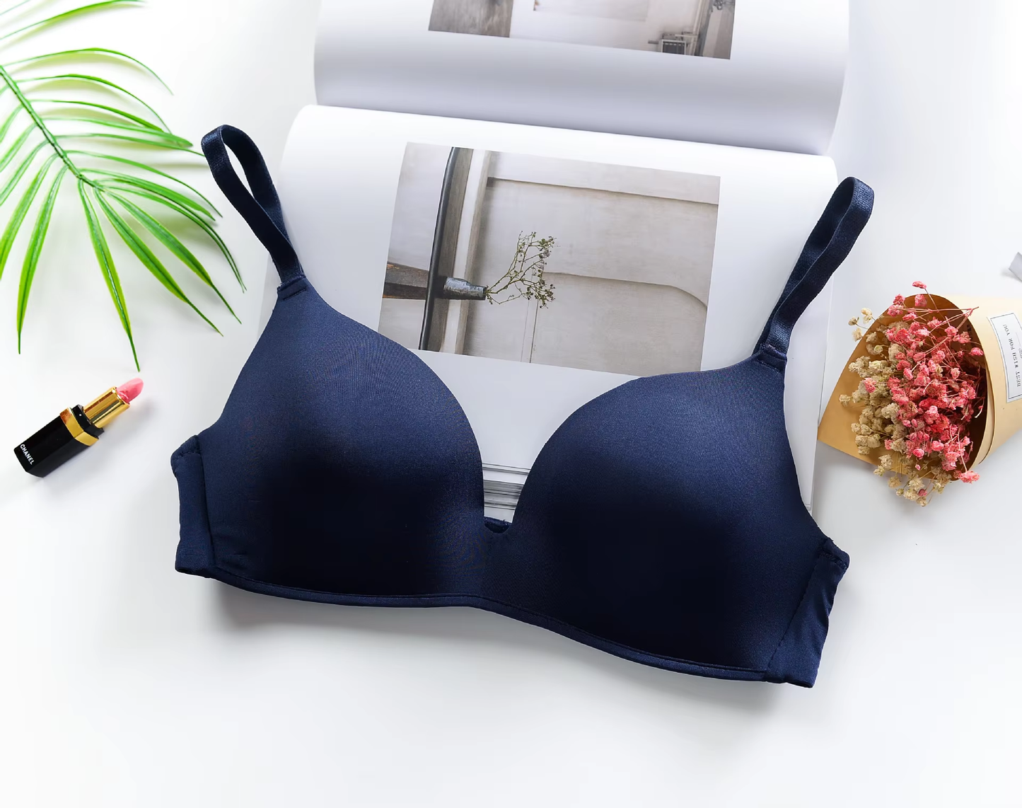 Thin Wireless Push-up Bra
