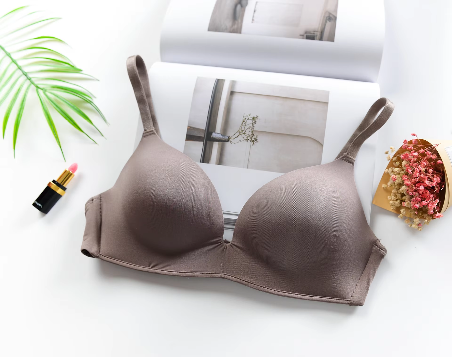 Thin Wireless Push-up Bra
