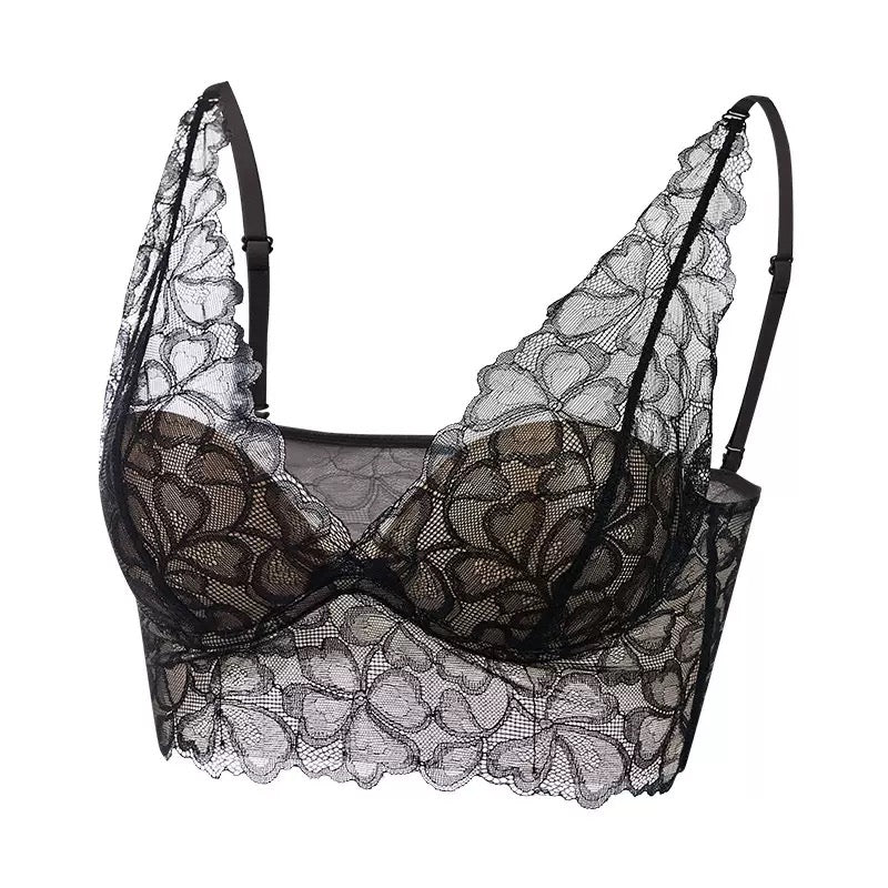 Breathable Lace Silk Bra Top Underwear