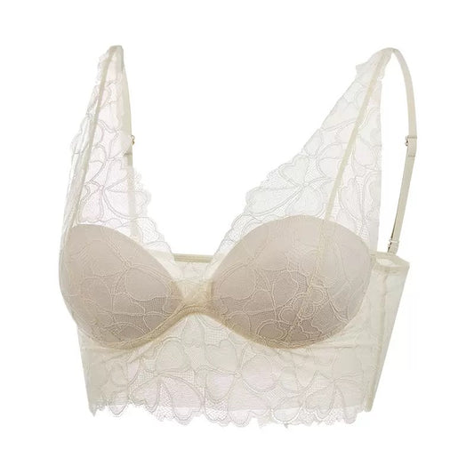 Breathable Lace Silk Bra Top Underwear