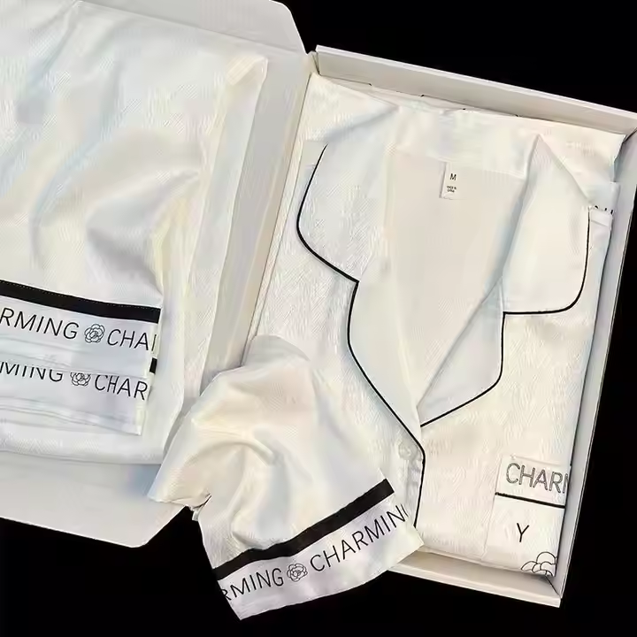 Silk Sleepwear Pajamas Set