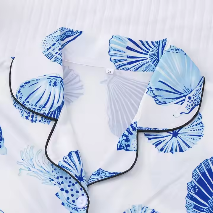 Casual Short Sleeve Pajama Set