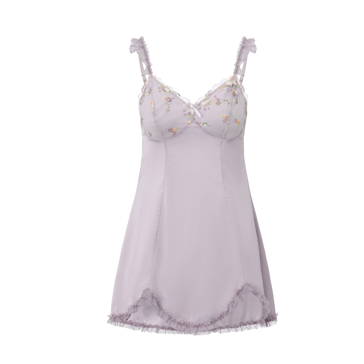 Satin Deep V Sleep Dress
