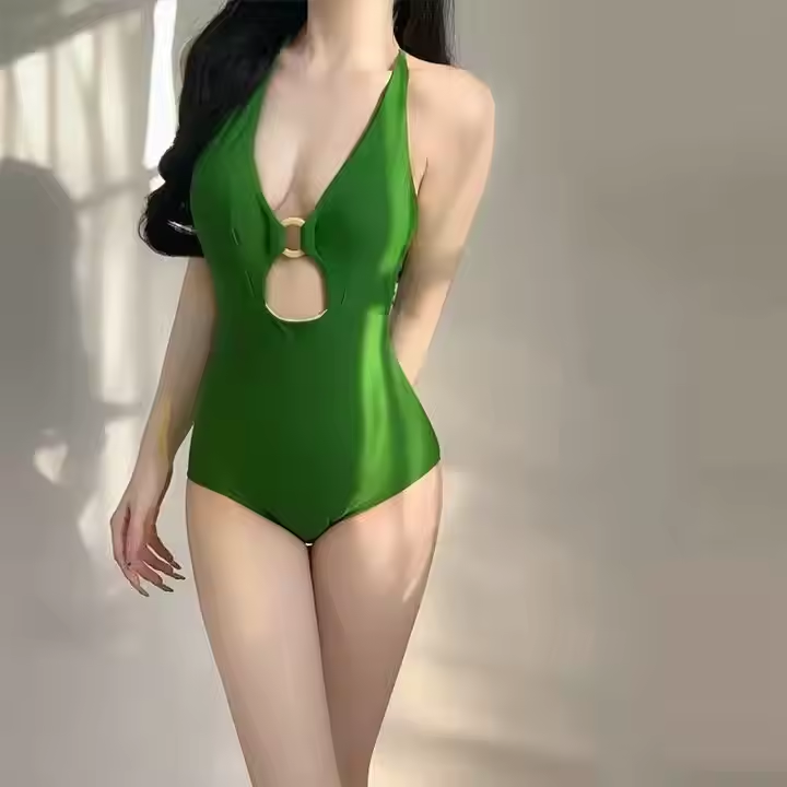 Solid Color Swimsuit