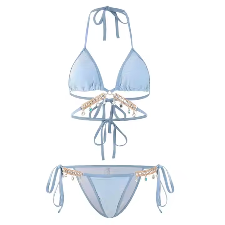 Three Pieces Swimwear Set