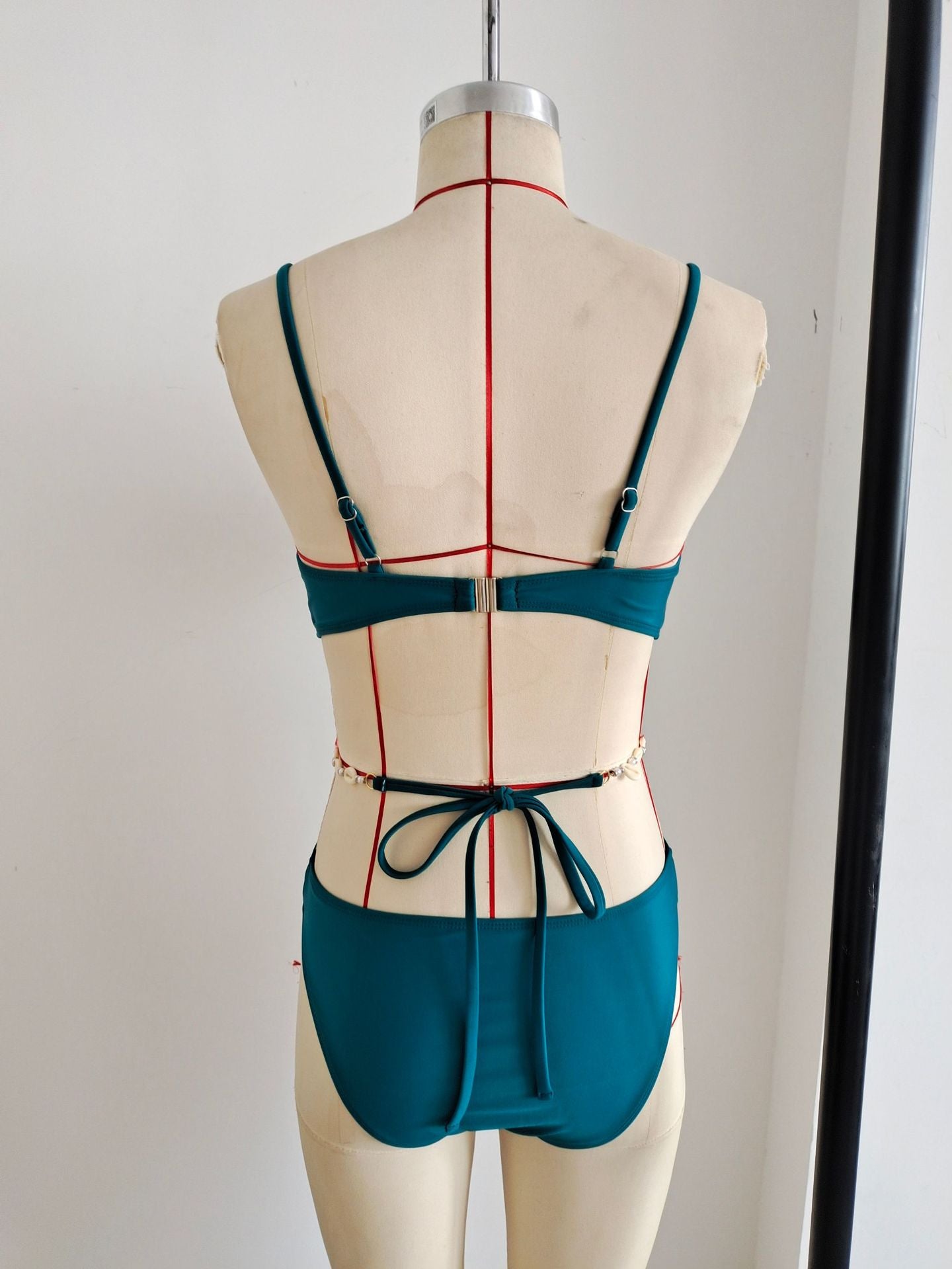 Solid Color One Piece Swimsuit