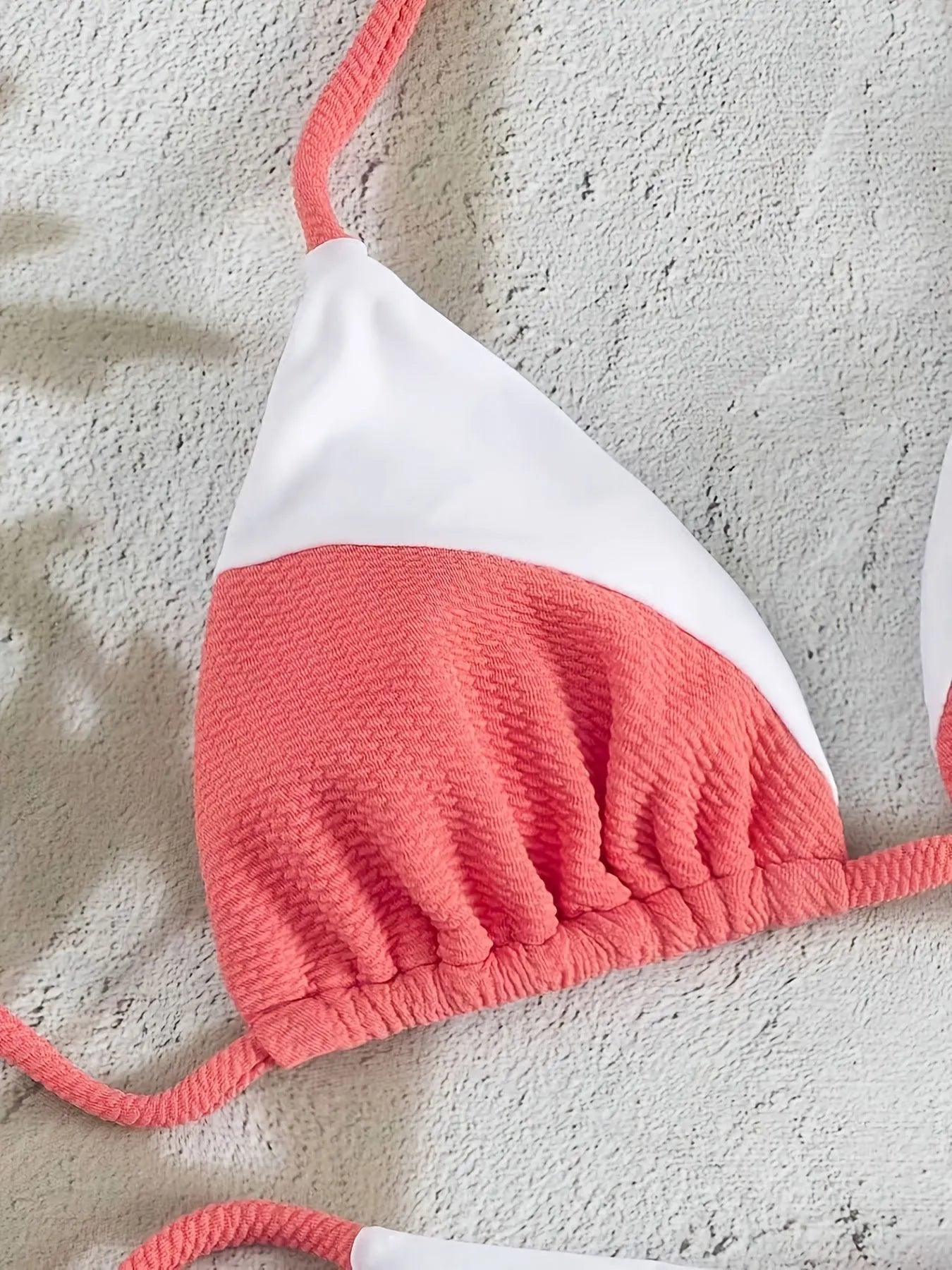 Contrast Color Bikini Set Two-Piece Swimwear