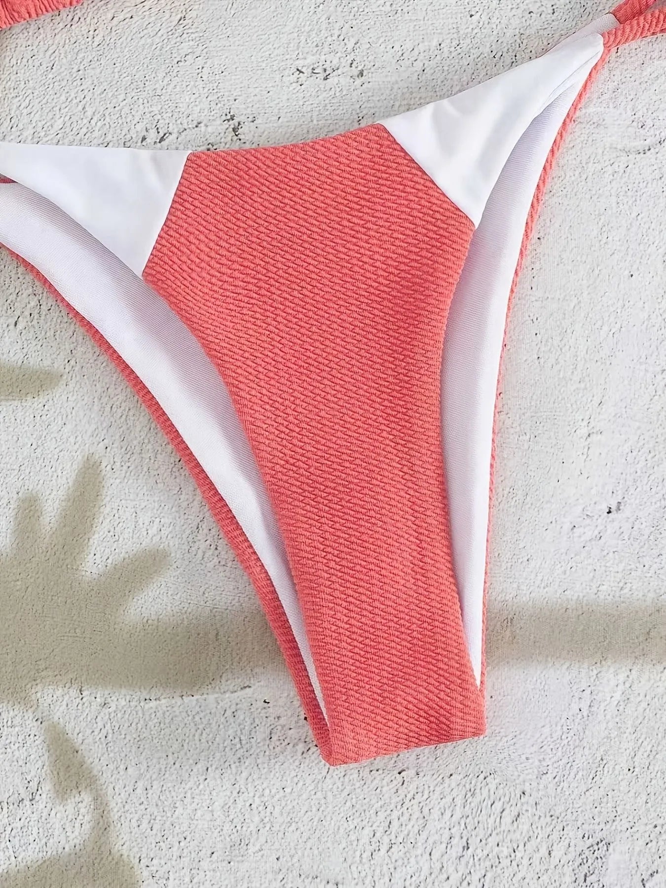 Contrast Color Bikini Set Two-Piece Swimwear