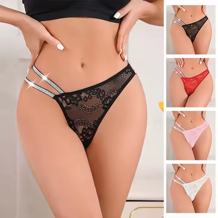 Lace Diamond G-string Panties