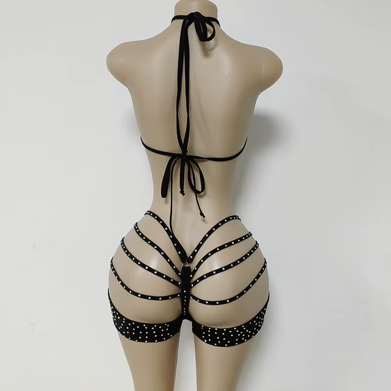 Three-Piece Ladies Bikini Sexy Lingerie