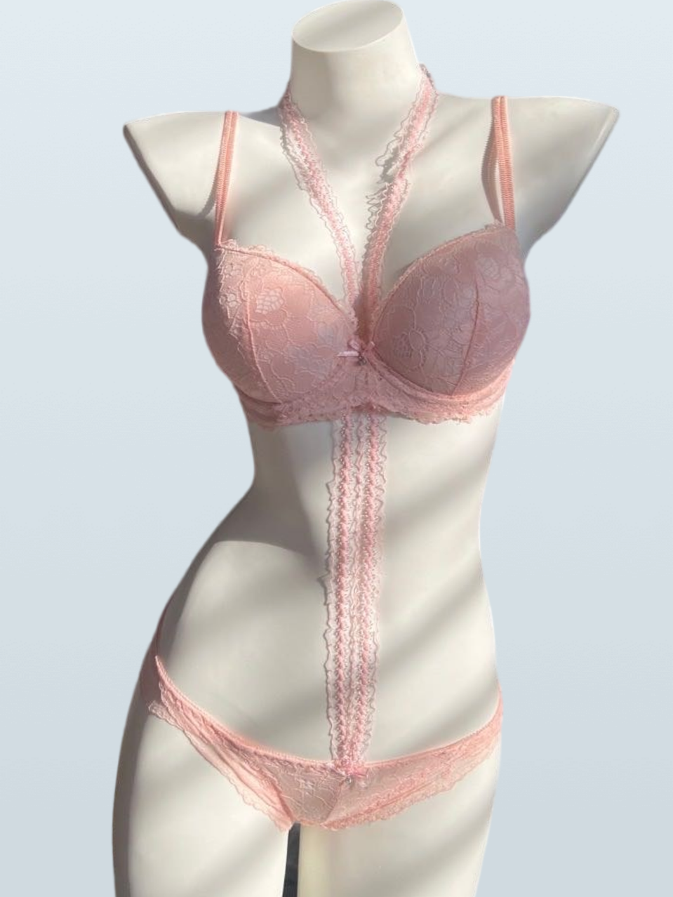 Low Rise Pink Sexy Lingerie