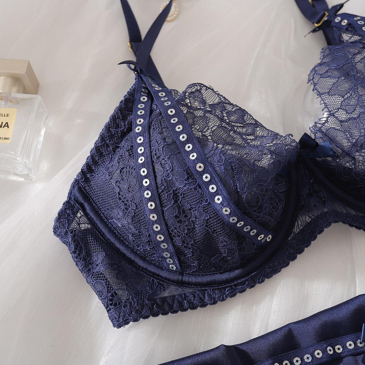 Sexy Sheer Push Up Lingerie Set