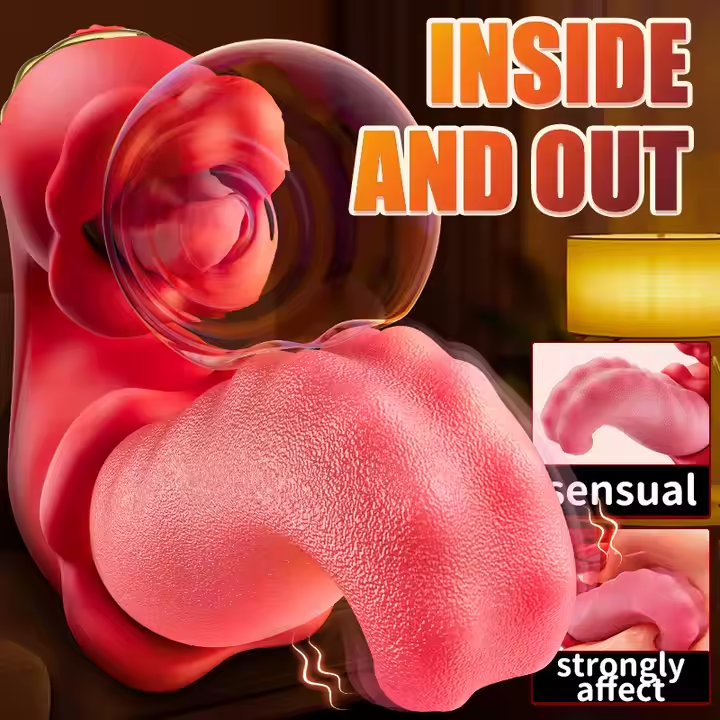 3-In-1 Double-Toungue Medusa Vibrator