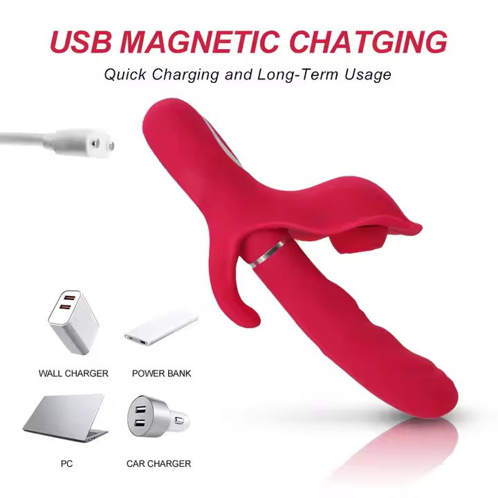 3 in 1 Vibrator G Spot Dildo Sex Toy