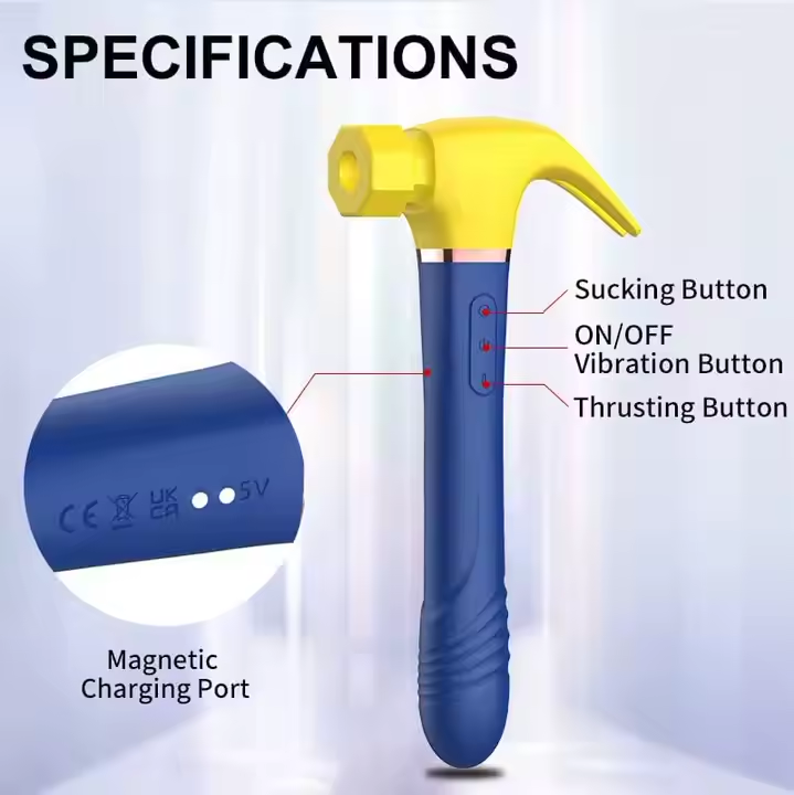 G-Spot Vibrator for Women - 3 Speeds 24 Modes Telescopic Massager with Suction