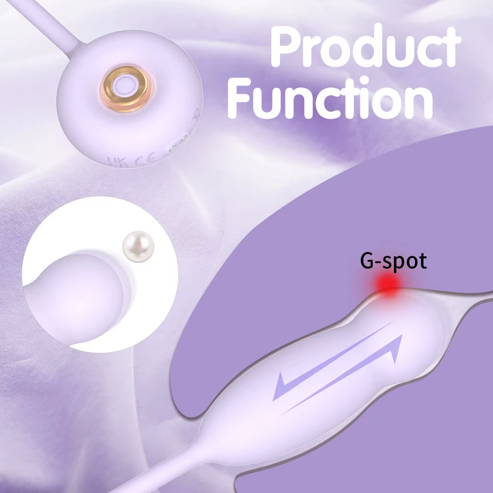 Premium Heated Telescopic Egg Vibrator - Women's Wellness Device