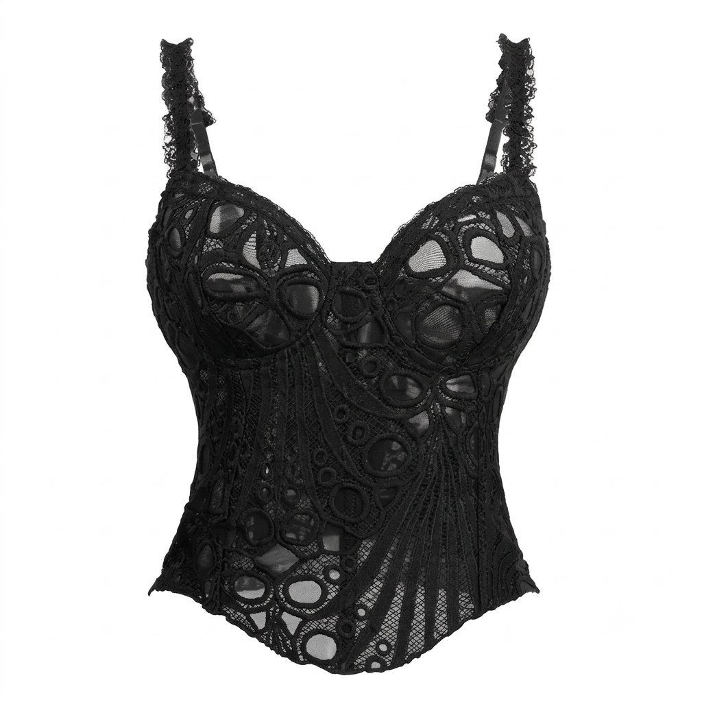 Embroidery Corset Top