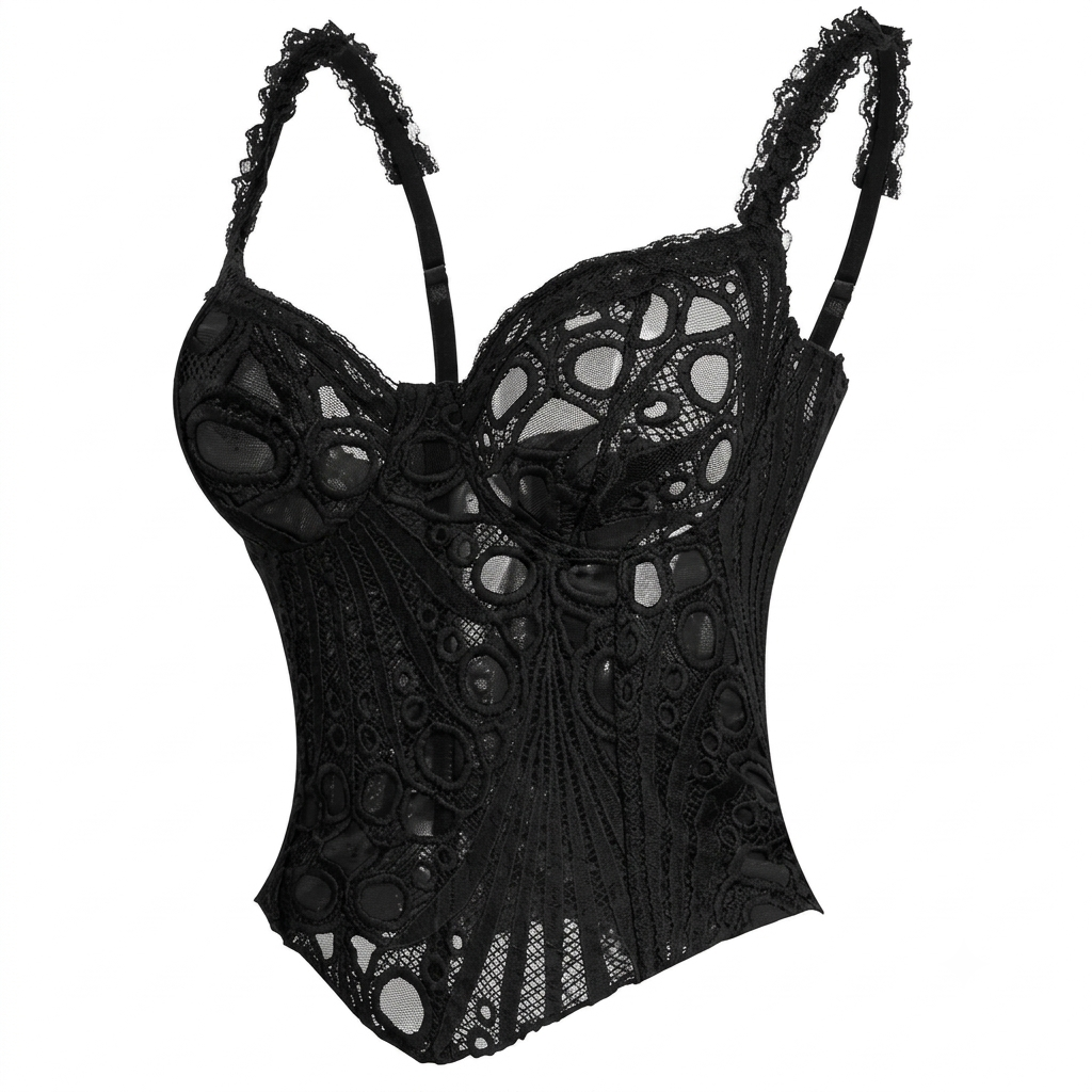 Embroidery Corset Top