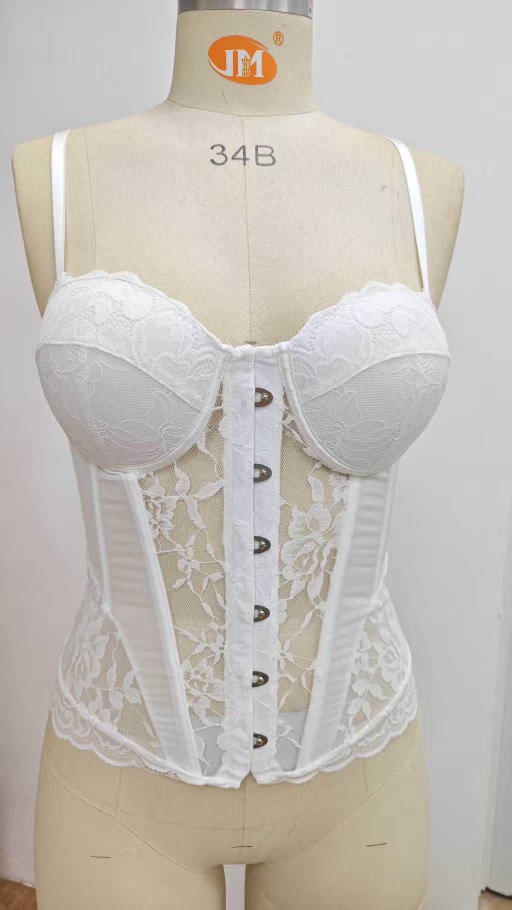 Lace Fishbone Shaping Bustier Top